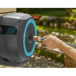 Gardena Wandslangenbox Roll-up 20 Meter Grijs Blauw 12 Gardena Wandslangenbox Roll-up 20 Meter Grijs Blauw -Gardena 123 1080