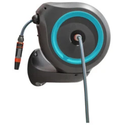Gardena Wandslangenbox Roll-up 20 Meter Grijs Blauw 13 Gardena Wandslangenbox Roll-up 20 Meter Grijs Blauw -Gardena 123 1081