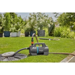 Gardena Besproeiingspomp 4100 Silent Incl. Slangen En Koppelingen -Gardena 123 1210