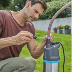 Gardena Dompel-drukopvoerpomp 6000/5 Inox Auto 12 Gardena Dompel-drukopvoerpomp 6000/5 Inox Auto -Gardena 123 854